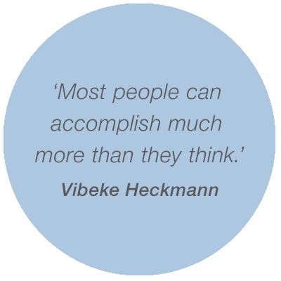 Most people can accomplish much more than they think